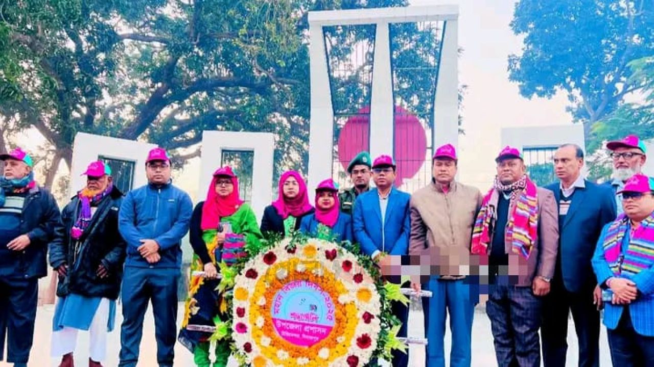 চিরিরবন্দরে যথাযোগ্য মর্যাদায় মহান বিজয় দিবস উদযাপিত