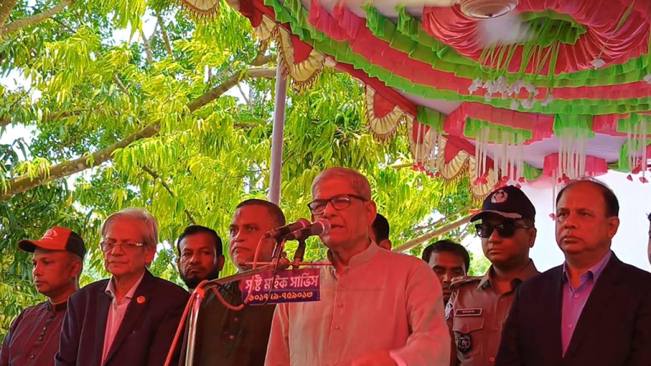 একক ব্যক্তির নির্দেশে মুক্তিযুদ্ধ শুরু হয়নি: মির্জা ফখরুল