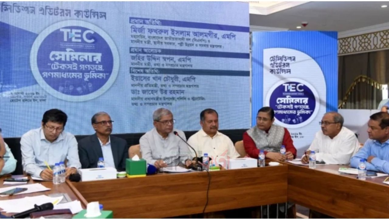 গণমাধ্যম শক্তিশালী হলেই গণতন্ত্র শক্তিশালী হবে : স্থানীয় সরকারমন্ত্রী