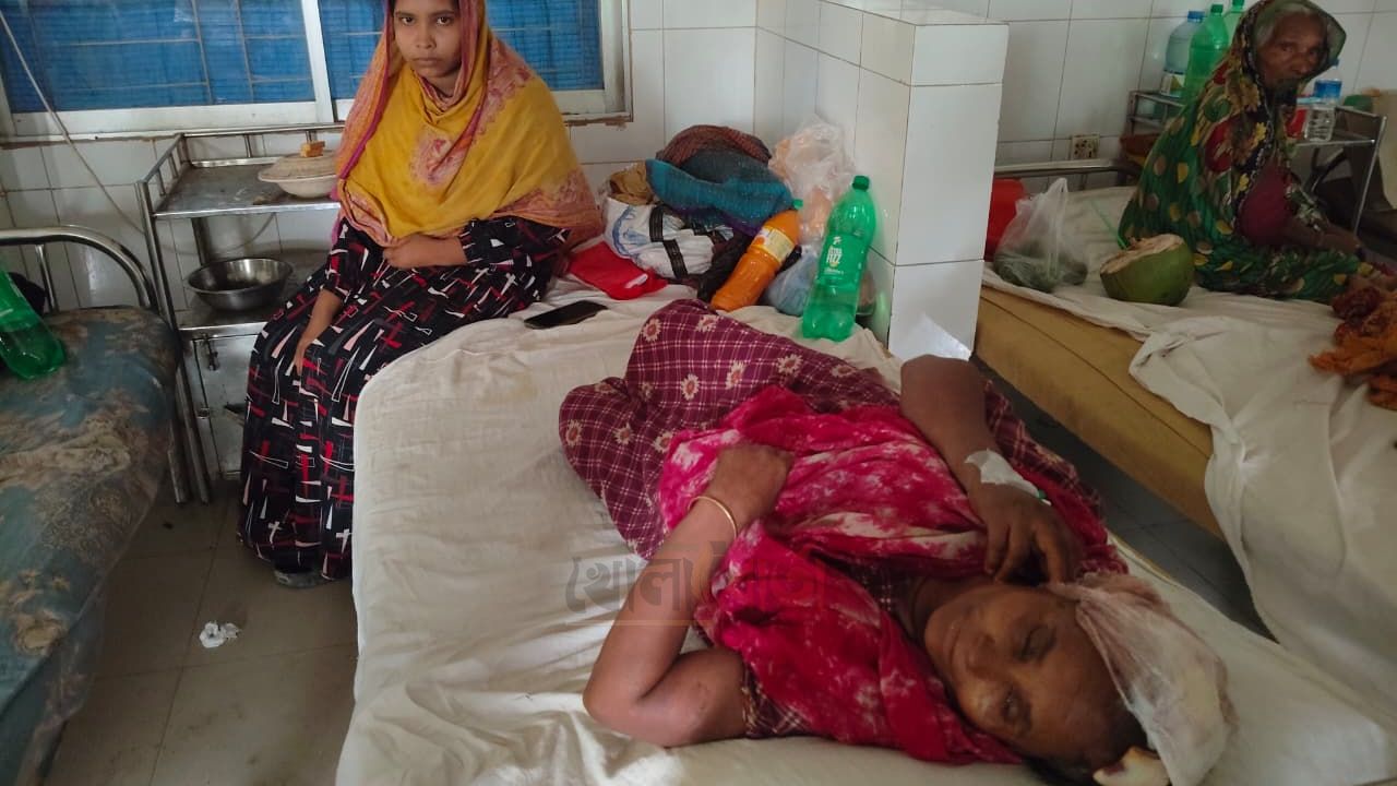 রায়গঞ্জে বাড়িতে ঢুকে মায়ের মাথায় ছুরির আঘাত, বাঁচাতে গিয়ে মেয়েও আহত