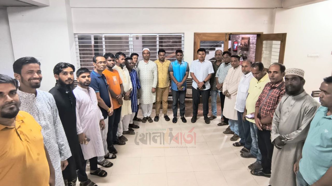 সাংবাদিকদের মধ্যে ভাতৃত্ব ও সৌহার্দ্য বাড়ানোর লক্ষ্যে শান্তিগঞ্জ প্রেসক্লাবের বার্ষিক নৈশভোজ