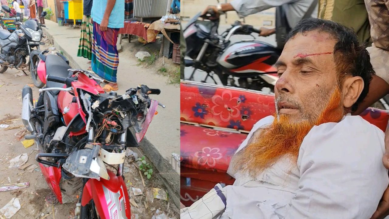 রায়গঞ্জের চান্দাইকোনায় মোটরসাইকেলের ধাক্কায় প্রাণ গেল ওয়াজে মাহফিলে যাওয়া বৃদ্ধ নাছার আলীর
