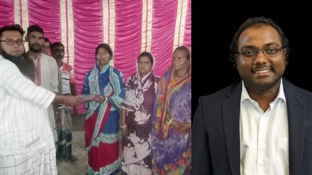 রায়গঞ্জে দুর্গাপূজায় সনাতন ধর্মাবলম্বীদের উপহার দিলেন সাব্বির আহমেদ
